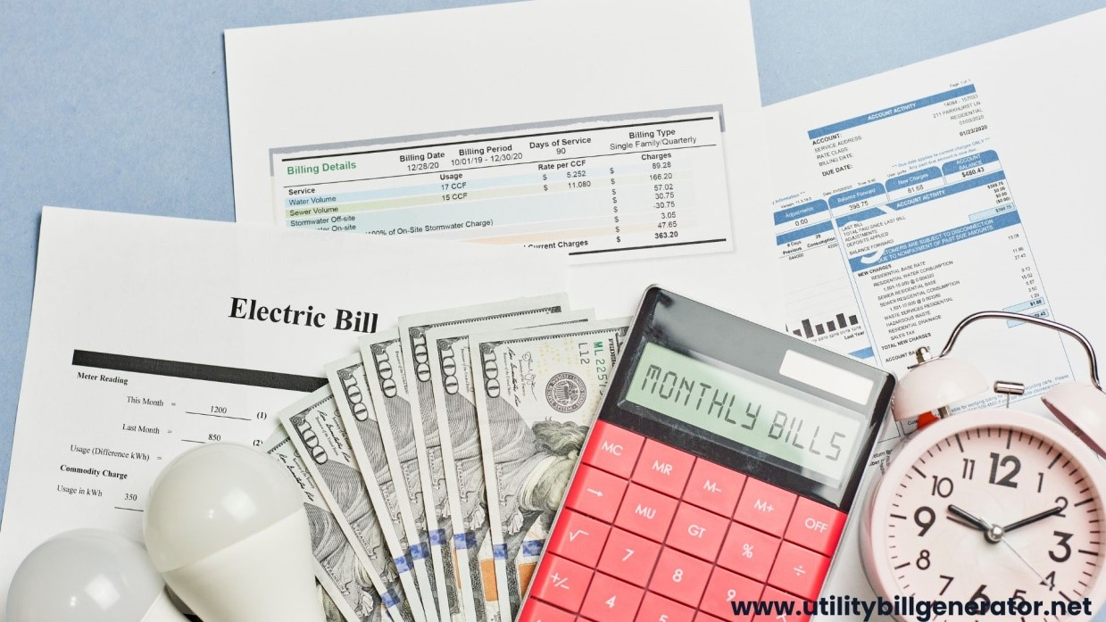 Utility Bill Generator